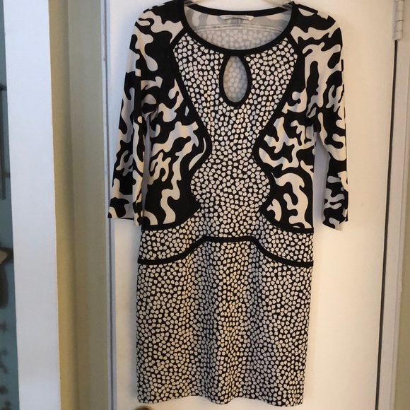 Diane von Furstenberg Dress Black & White - Picture 4 of 9